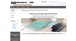 Desktop Screenshot of bulkpictureframes.us